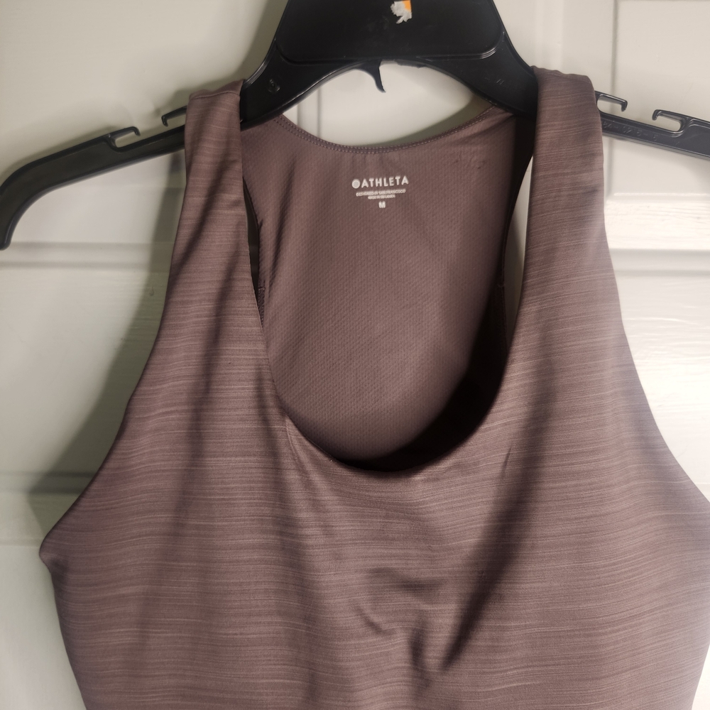 Athleta Mauve Heather Racerback Tank